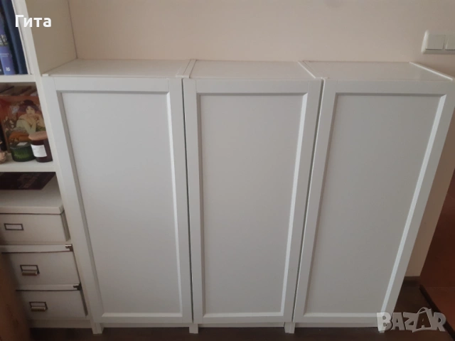 BILLY/OXBERG библиотека с вратички, шкаф, снимка 2 - Секции и витрини - 54236334