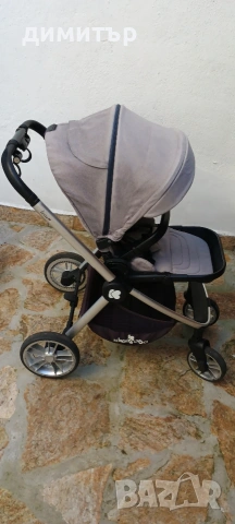 Детска Комбинирана количка KIKKA Boo VICENZA GREY 3 в 1, снимка 3 - Детски колички - 55092344