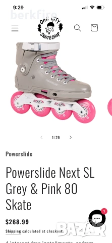 Ролери 40-41 Powerslide Inline Skates Next SL Pink 80, снимка 9 - Ролери, кънки - 54966094