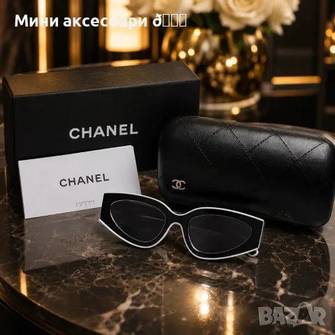 CHANEL слънчеви очила, снимка 2 - Слънчеви и диоптрични очила - 55380822