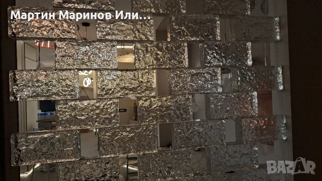 Декоративни стъклени тухлички.Преградна стена, снимка 7 - Облицовки - 55564843