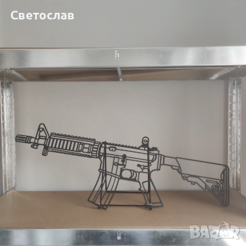 Метална картина M4A4 от CS2/CS – 75см | Безплатна доставка, снимка 3 - Картини - 54660176