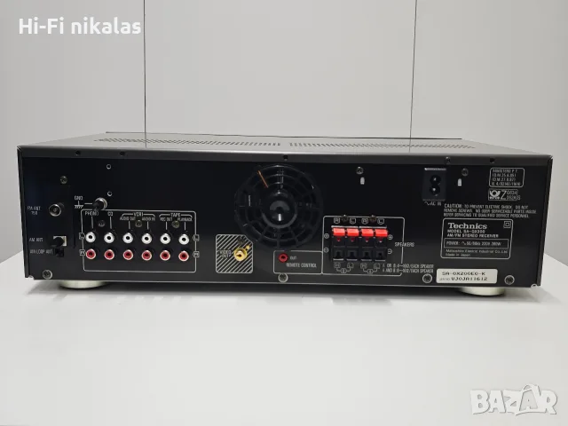 ретро Hi-Fi стерео усилвател FM радио ресийвър TECHNICS SA-GX200, снимка 8 - Ресийвъри, усилватели, смесителни пултове - 55562468