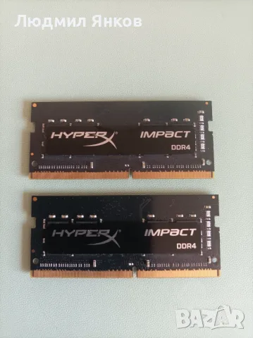 HyperX (Kingston) kit 2X8 GB So-Dimm 2400, снимка 2 - RAM памет - 55560247