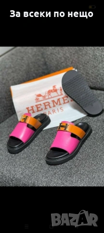 Hermes Дамски Чехли Хермес - Различни Цветове Код E1300, снимка 2 - Чехли - 54135488