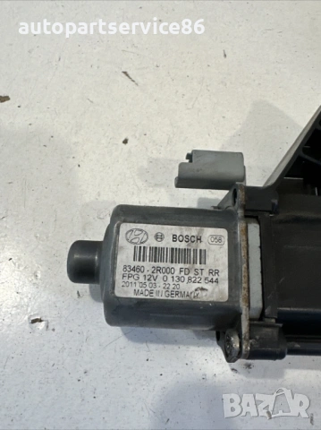 Мотор за стъклоповдигач за задна лява врата за Hyundai I30 (2010) 0130822544, снимка 3 - Части - 54411535
