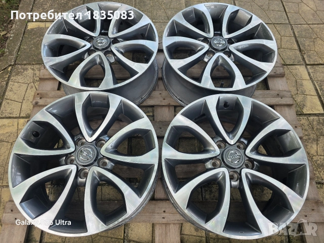 Лети джанти 17ки 5х114.3 Nissan, снимка 3 - Гуми и джанти - 55266956