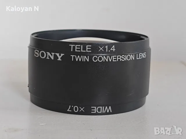 Sony VCL-TW37A Комбиниран wide/tele конвертор, снимка 2 - Чанти, стативи, аксесоари - 55337674