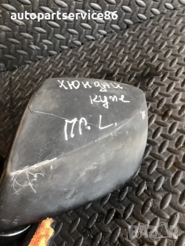 Странично огледало предно ляво черно матово за Hyundai Coupe (2002-2006) 012177, снимка 3 - Части - 54412586