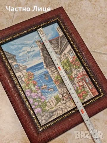 Три Български Качествени Стари Соц Гоблени в Рамки, снимка 14 - Антикварни и старинни предмети - 54018442