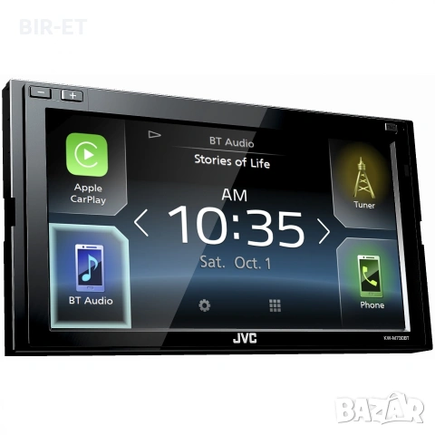 Мултимедия JVC KW-M730BT с блутут двоен дин, снимка 5 - Ресийвъри, усилватели, смесителни пултове - 54682940