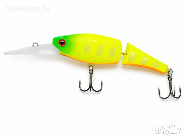 Strike Pro EG-206 F Deep Runner 80mm 13g – плуващ воблер за тролинг, щука и бяла риба, снимка 2 - Такъми - 55378900