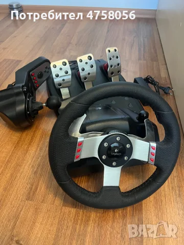 Logitech G27 Като Нов, пълен комплект