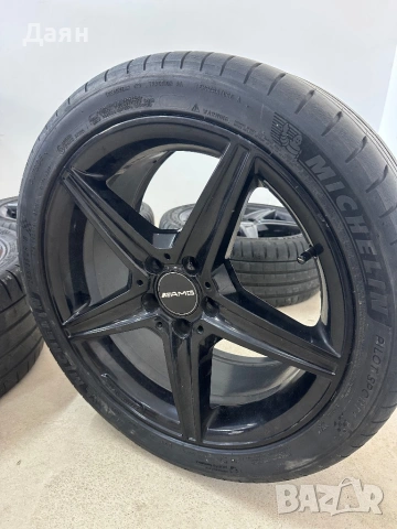 Джанти Mercedes-Benz AMG BORBET спорт пакет 18 с гуми MICHELIN, снимка 8 - Гуми и джанти - 53985509