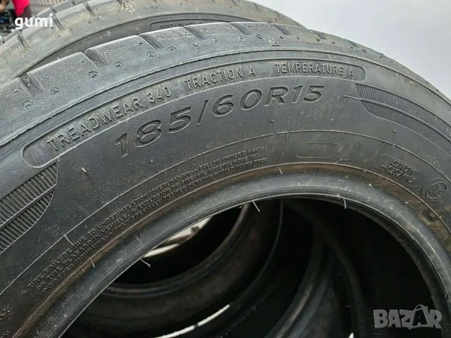 4бр летни гуми 185/60/15 DUNLOP L06274 , снимка 6 - Гуми и джанти - 55389086