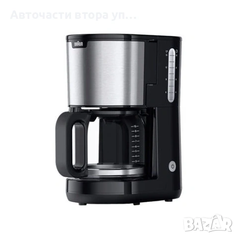 Кафемашина Braun KF 1500 BK PurShine, 1000 W, снимка 2 - Кафемашини - 54611559