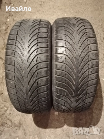 Продавам 2 броя зимни гуми 205.55.16 на 1 сезон дот 2021 Goodrch 