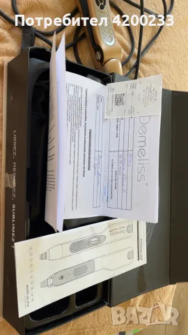 Професионален парен преса за коса Demeliss Saint Algue, снимка 3 - Преси за коса - 55610162