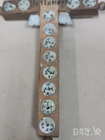 Стар кръст със седеф от Йерусалим , снимка 6 - Антикварни и старинни предмети - 53998061