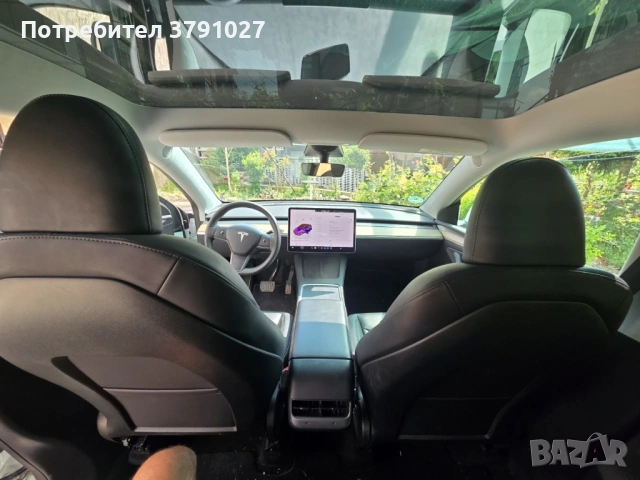 Tesla Model Y FSD PAID long range AWD 4x4 теглич реална цена и гаранция, снимка 13 - Автомобили и джипове - 54833733