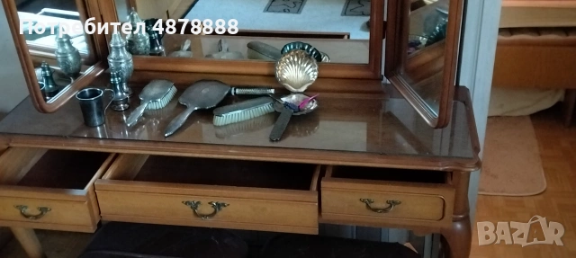 Винтидж огледало, снимка 3 - Антикварни и старинни предмети - 55193263