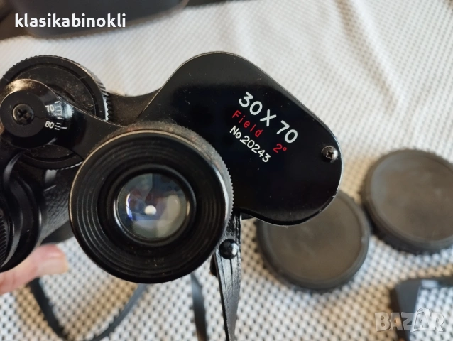 ТОП Японски Бинокъл-- PATHESCOPE DE LUXE 30x70 Japan, снимка 4 - Екипировка - 55134747
