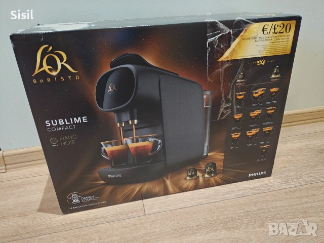 Кафемашина Philips L’Or Barista Sublime Compact Piano Noir