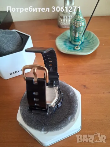 оригинален дамски часовник Casio Baby-G, модел BA-110 цвят: черно със златен циферблат. , снимка 9 - Дамски - 55666024