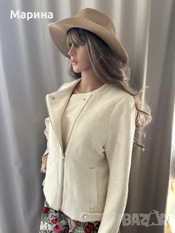 Дамско късо есенно яке H&M, снимка 2 - Якета - 55546049