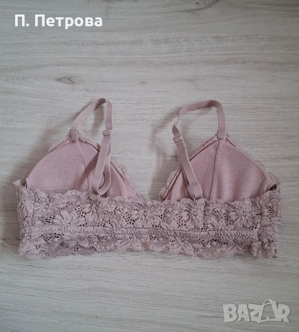 розово-лилав дантелен сутиен / бюстие House , снимка 2 - Бельо - 41904130