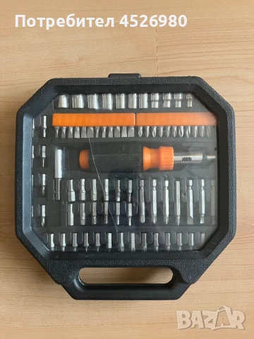 Комплект/ гедоре реверсивна отвертка с битове и вложки, снимка 2 - Гедорета - 54230168