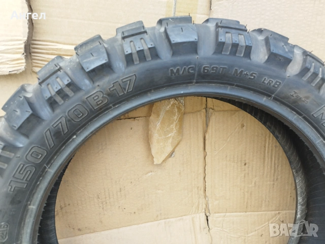 150-70/17MITAS M+S,120-70/19MICELIN ANAKEE M+S, снимка 3 - Гуми и джанти - 54726358