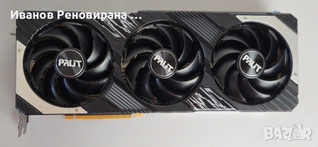 Видео карта Palit RTX 4080 GamingPro 16GB GDDR6X Nvidia GeForce, снимка 4 - Видеокарти - 54560693