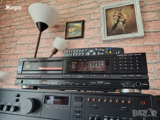 ⏯️Клип. Sony CDP-M75 TDA1541 (samle modded), снимка 3 - Ресийвъри, усилватели, смесителни пултове - 55413309