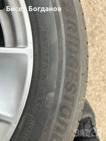 Гуми с джанти 255 55 18 от Х5 може и по отделно НОВИ, снимка 3 - Гуми и джанти - 54207995