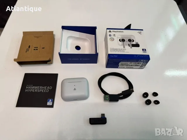 Безжички слушалки Razer Hammerhead HyperSpeed Playstation, снимка 3 - Bluetooth слушалки - 55467611