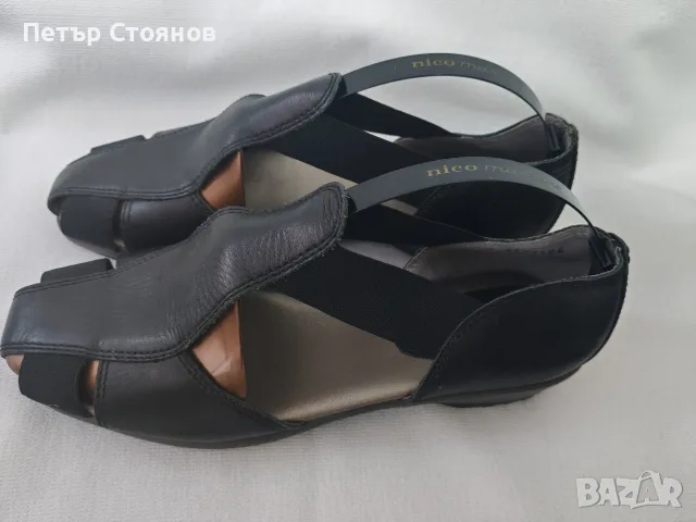 Удобни дамски летни обувки от естествена кожа Hush Puppies №42, снимка 4 - Дамски ежедневни обувки - 55629220