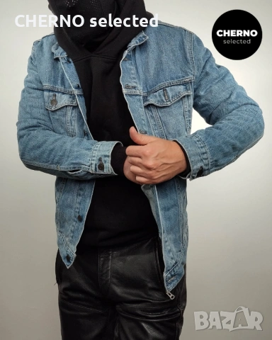 Мъжко синьо дънково яке LEVI’S Trucker Denim Jacket – размер L , снимка 10 - Якета - 54018818