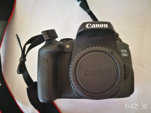 Продавам фотоапарат Canon EOS 750D + обектив 18-135 + 64GB карта + управление Godox EZb + доп.батери, снимка 7 - Фотоапарати - 54563983