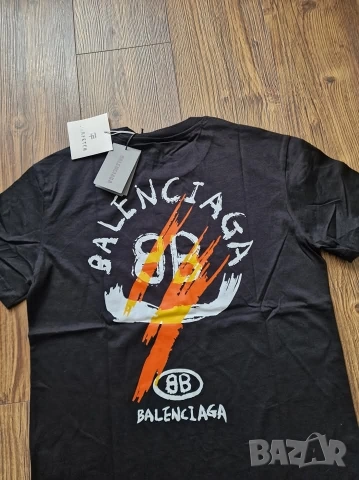 Страхотна мъжка тениска BALENCIAGA размер XL/ 2XL , снимка 4 - Тениски - 55003995
