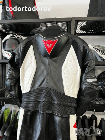 Кожен мото екип DAINESE ASPIDE ,52 M/L ,2 части, ,гърбица протектори,оригинален 682.58 лв. / 349 €, снимка 8 - Аксесоари и консумативи - 54952600