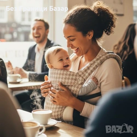 Нова Ергономична бебешка раница 3 позиции 3.2-20 кг зелена за бебе и дете регулируема с колан, снимка 8 - Други - 54059537