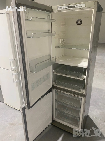 Хладилник с фризер Miele 200 см Inox No Frost, снимка 3 - Хладилници - 54862831