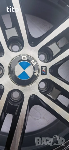 Като НОВИ 5x120 18 Цола Спорт Пакет. BMW/БМВ, снимка 15 - Гуми и джанти - 46685442