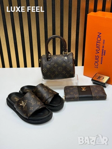 Louis Vuitton ⚜️Дамски Чехли 36-41н , снимка 18 - Чехли - 54220690
