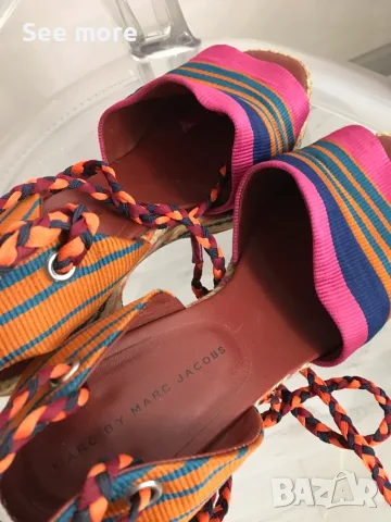 Marc by Marc Jacobs многоцветни сандали 40, снимка 6 - Сандали - 55415081