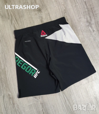 UFC x Conor McGregor Reebok 31 size Мъжки шорти в отлично състояние, снимка 9 - Къси панталони - 54072124