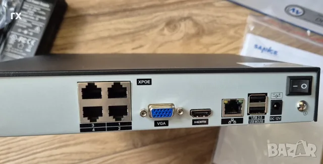 4-канален NVR / Мрежов видеорекордер SANNCE HD (s XPOE), снимка 2 - Комплекти за видеонаблюдение - 55421791