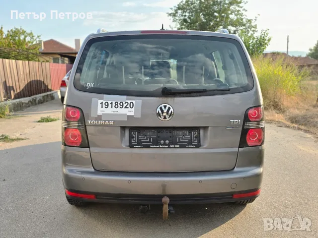 VW Touran 1.9TDI 105hp FaceLift Clima-7местен, снимка 6 - Автомобили и джипове - 55627081