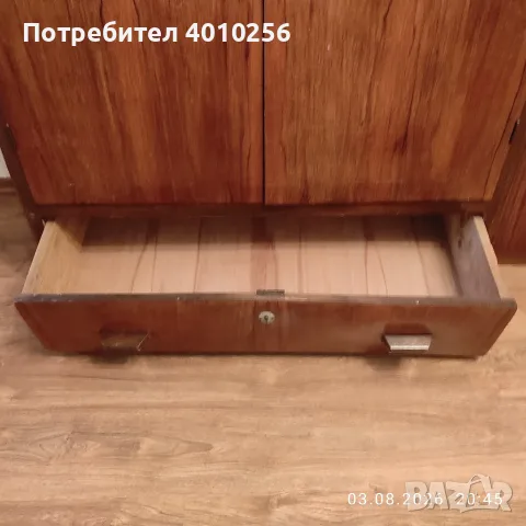 ПЛОВДИВ - АНТИКВАРЕН ГАРДЕРОБ ЕСТ. ДЪРВО - 1930 Г., снимка 7 - Антикварни и старинни предмети - 55536834